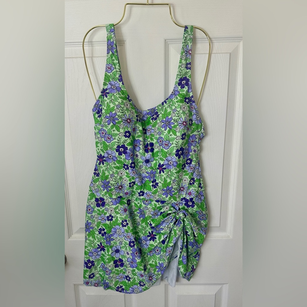 One Piece Swimdress Swimsuits for Women Tummy Control Large NWT - Picture 6 of 7